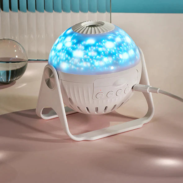 Cosmos Night Light Projector with Rotating Nebula & Stars LED for Bedroom Ceiling | Ambient Sleep Lamp for Kids & Adults