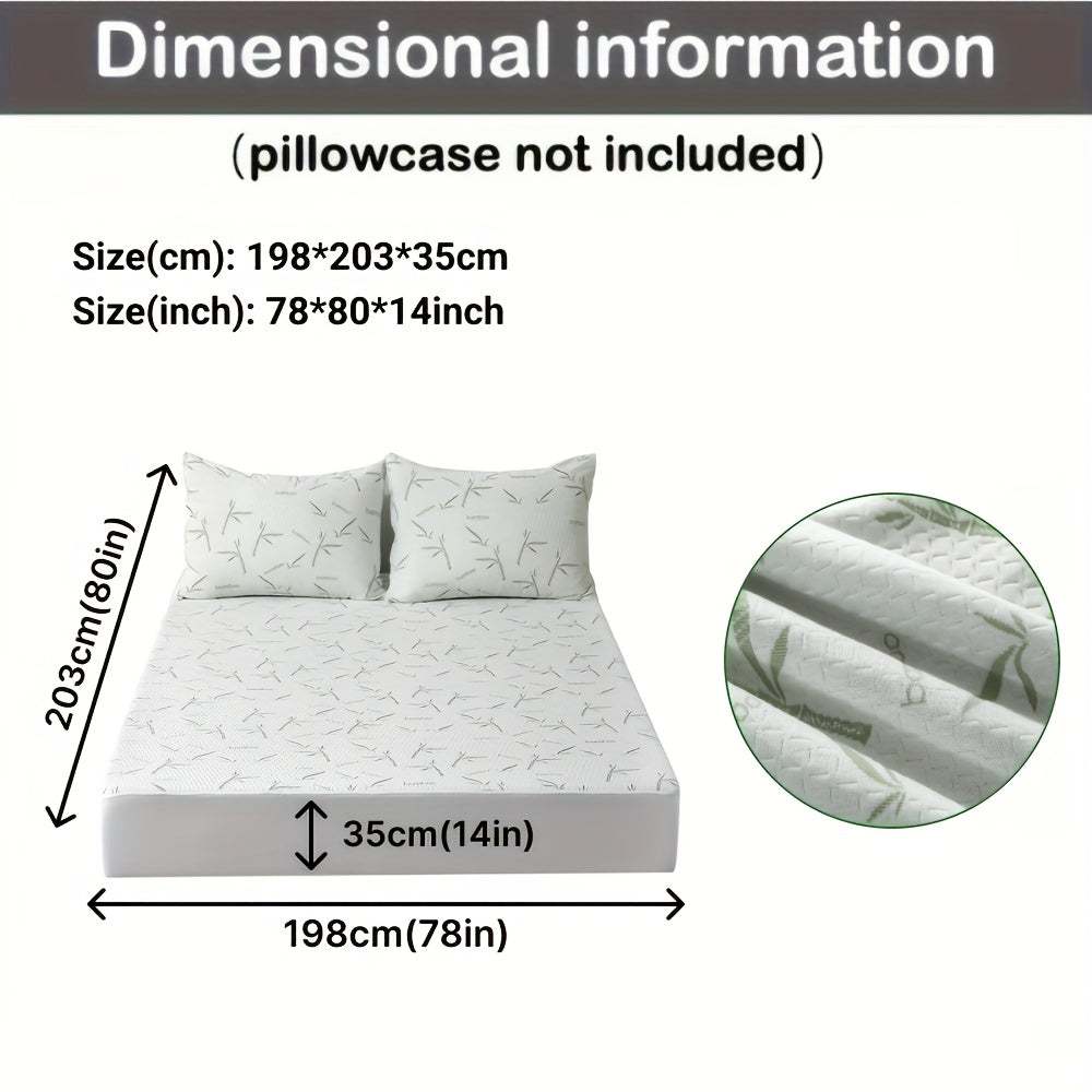 Cooling Bamboo Mattress Topper with 3D Airflow Layer for Temperature Regulation and Pressure Relief