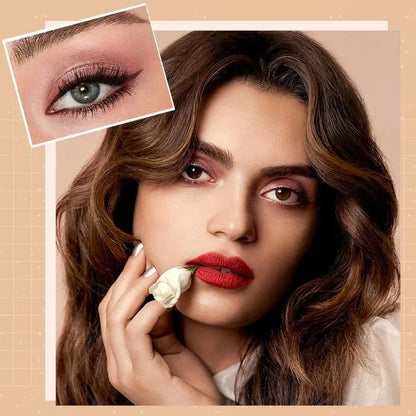 10-Color Glitter Eyeshadow Palette Shimmer Mineral Makeup for Parties Weddings Everyday Looks Highly Pigmented Long-Lasting Eye Shadow