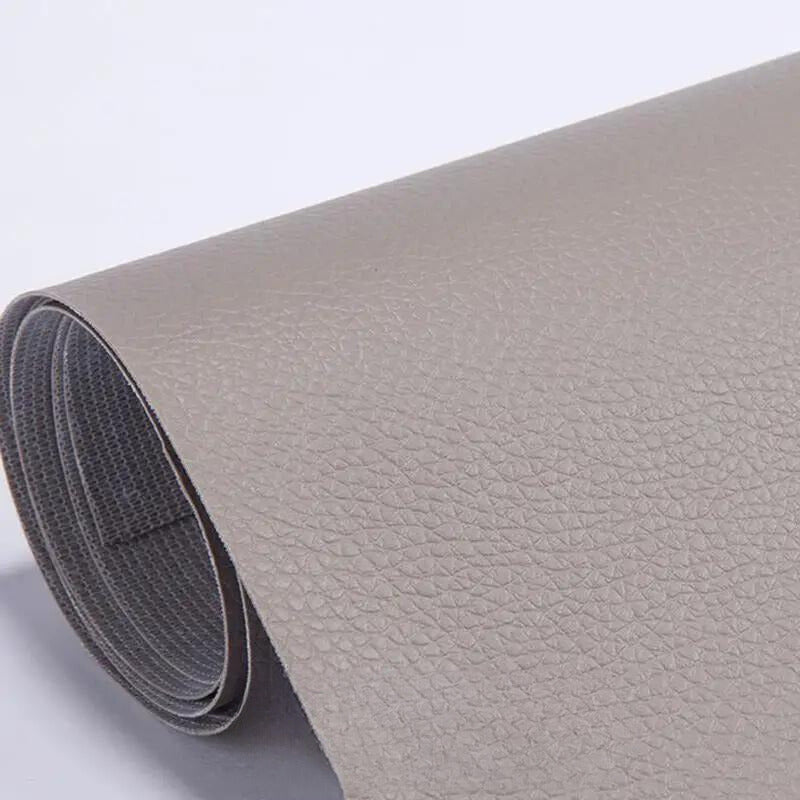Peel-and-Stick Leather Repair Patches for Furniture, Car Seats & Bags – Cut-to-Fit, Waterproof Vinyl Sheet 20×54 in