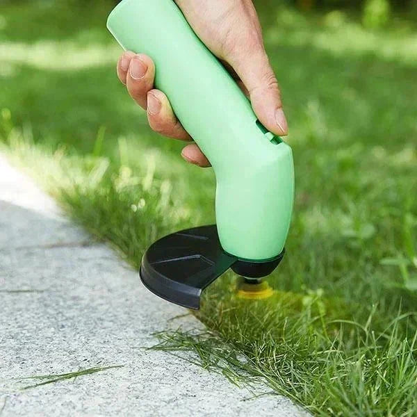 Cordless Handheld Grass Edger Trimmer with Telescoping Handle for Garden Edges, Fence Lines & Tight Corners | Battery-Powered Lightweight De