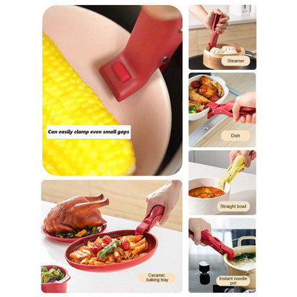 Pinza GripGuard - Soporte para cuencos - Estilo cocina - Agarre antiquemaduras