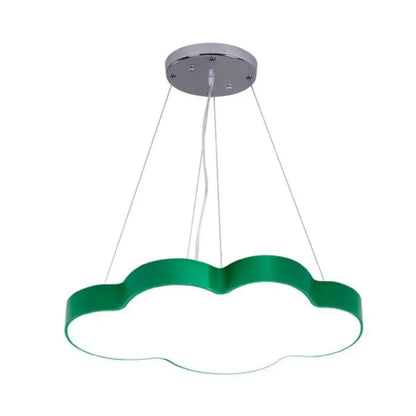 Cloud-Shaped LED Pendant Light for Kids Room, Nursery Overhead Fixture, Dimmable Acrylic Ceiling Lamp for Bedroom, Playroom Children's