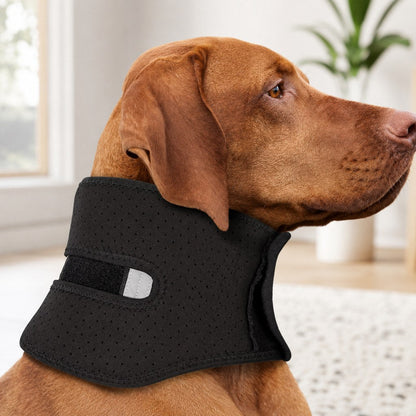 Ortekor Adjustable Dog Neck Support Brace for At-Home Rest - Breathable Structured Wrap for Added Stability