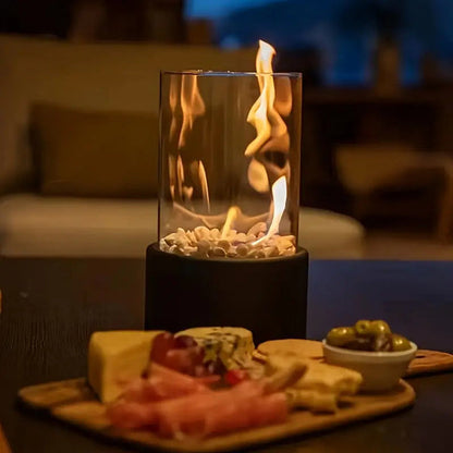 FLARENEST – Modern Table Fireplace Bioethanol Indoor Outdoor Fire Pit