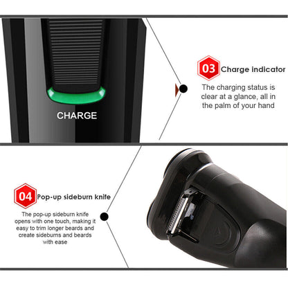 Compact Hidden Camera Disguised as Electric Shaver with 1080P Recording, WiFi Streaming & Motion Alerts for Home Security Monitoring