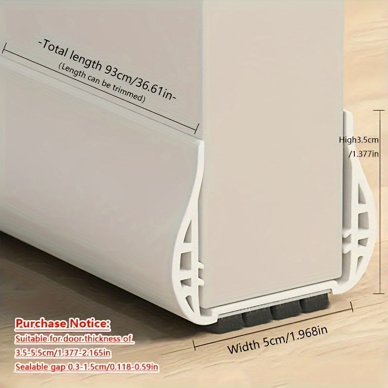 Ortekor Home Comfort | Door Draft Stopper with Adjustable Length & Energy-Efficient Insulation | Blocks Drafts and Noise for Ultimate Comfort