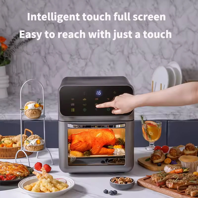 10-Quart Digital Air Fryer Oven with 18 Presets – Family-Size Countertop Cooker for Healthier Frying, Roasting & Baking
