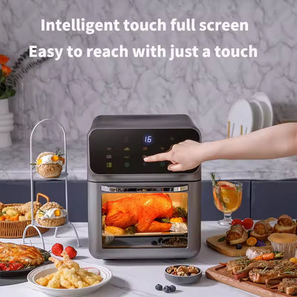 10-Quart Digital Air Fryer Oven with 18 Presets – Family-Size Countertop Cooker for Healthier Frying, Roasting & Baking