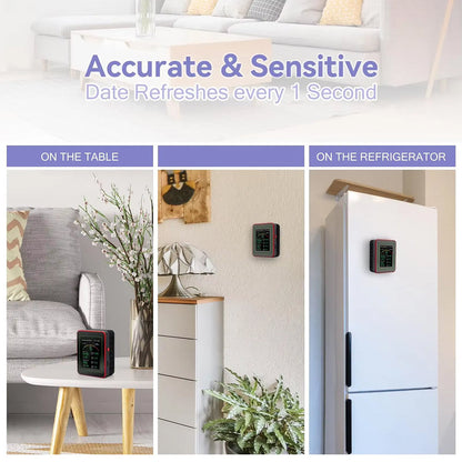 Monitor de calidad del aire interior 15 en 1 con WiFi: detector de CO2, COV, formaldehído y PM2.5 en tiempo real para el hogar, la oficina y automatización inteligente