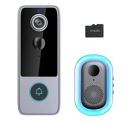 Smart Video Doorbell with HD Camera, Night Vision & Two-Way Audio – Wireless, Battery Powered, Weatherproof Security for Front Door &
