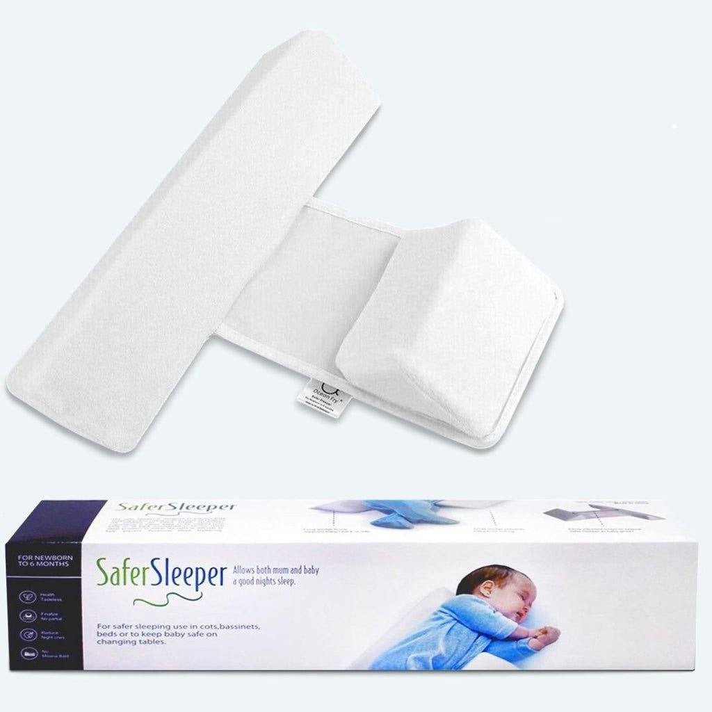 Infant Sleep Positioner Wedge for Safe Back Sleeping | Breathable Foam Body Support Cushion for Newborns | Crib Safety Bolster for Babies