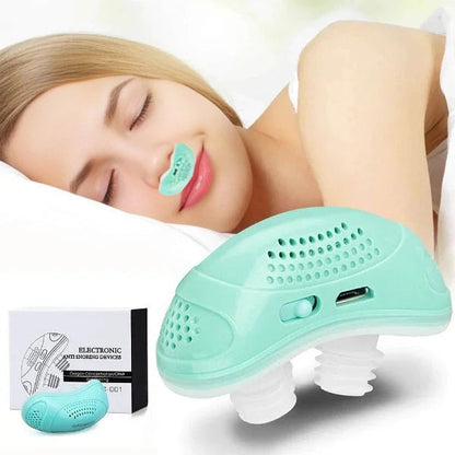 Compact Sleep Apnea Relief Device – Maskless Airway Support for Travel & Home Use | Portable Breathing Aid for Snoring & Sleep Quality