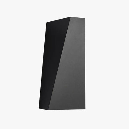 Modern Cube Wall Sconce with Integrated LED Light for Bedroom, Patio & Garden | Contemporary Metal Fixture in Black or White
