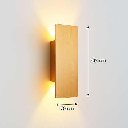 Modern Aluminum LED Wall Sconce for Hallway, Bedroom & Living Room – Up/Down Light