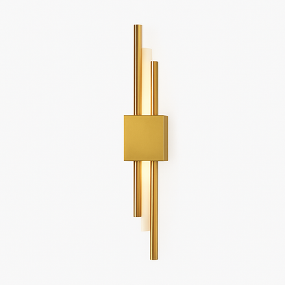 Modern Vertical LED Wall Sconce with Metal Bar & Acrylic Diffuser – Dual-Direction Up Down Light for Bedroom Living Room Hallway
