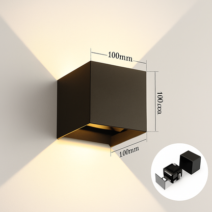 Star-Shaped LED Wall Sconce Light Modern Up Down Indoor Fixture Bedroom Hallway Kitchen