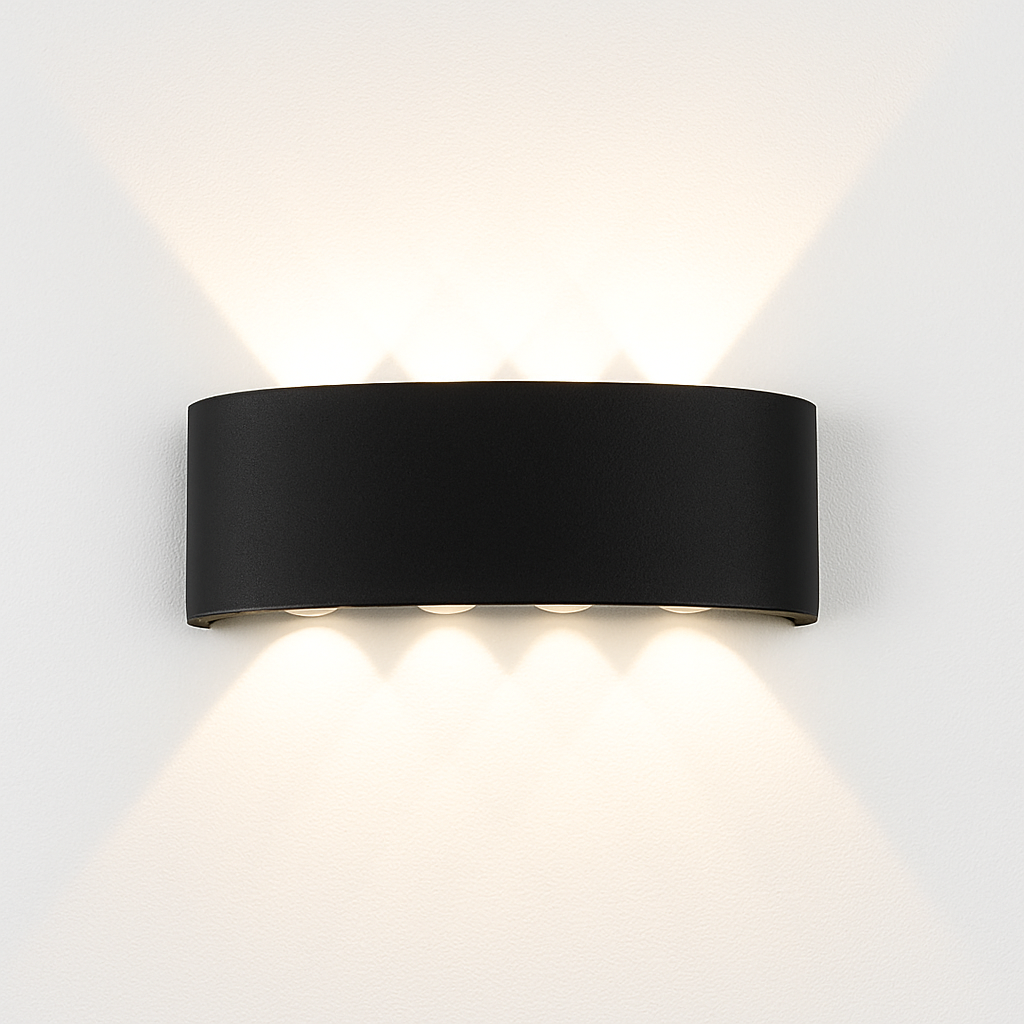 Star-Shaped LED Wall Sconce Light Modern Up Down Indoor Fixture Bedroom Hallway Kitchen