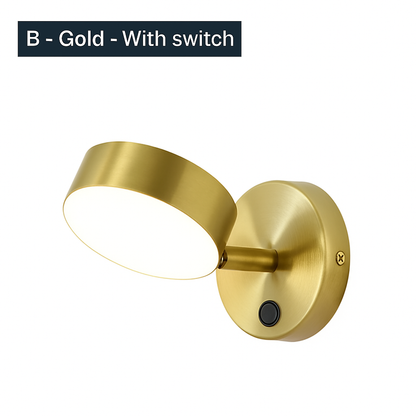 Contemporary Dual-Direction LED Wall Sconce for Bedroom Hallway Reading Nook Accent Lighting