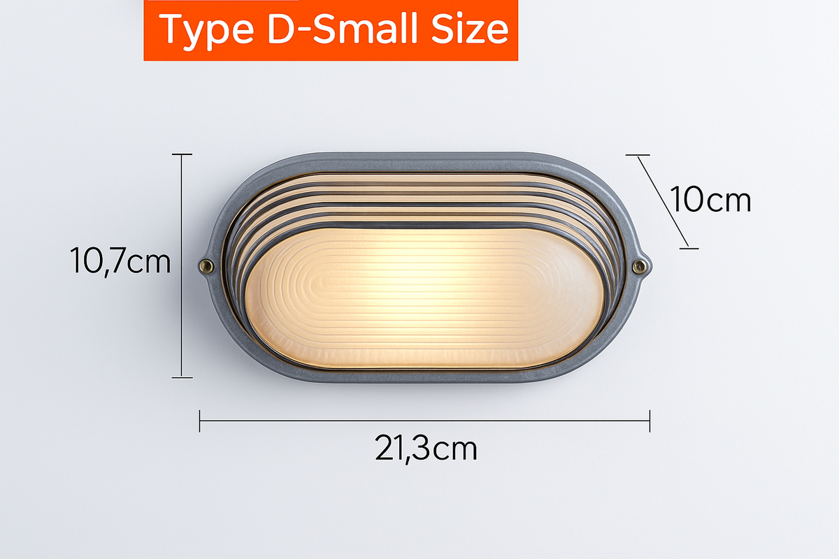 Industrial Outdoor Wall Sconce E27 Glass Shade IP65 Waterproof Vintage Aluminum Light Fixture for Porch Patio Garden Entryway