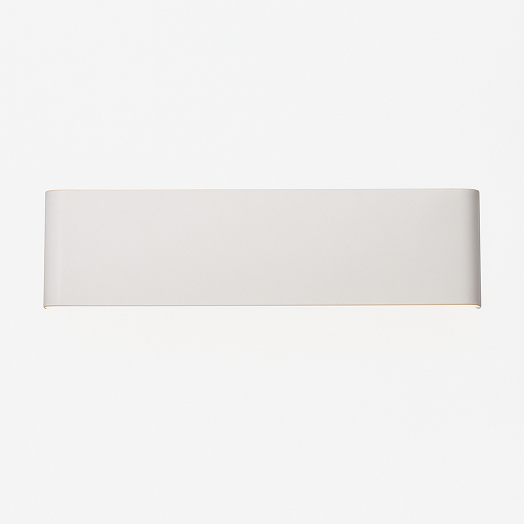 Modern Linear LED Wall Sconce Aluminum Up Down Light Fixture for Bedroom Living Room Hallway Bathroom Black White Chrome Accent Lighting