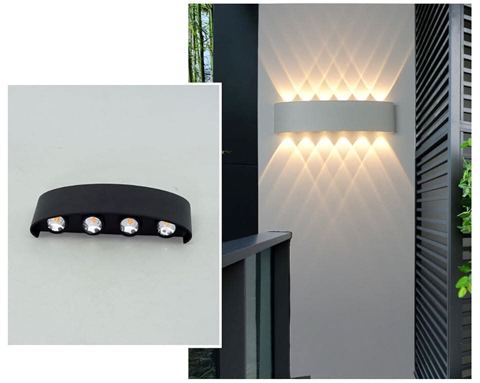 LED Exterior Sconce Weatherproof Aluminum 10 Inch for Porch Patio Entryway Wall Mount Energy Saving Fixture for Home Security Accent Lightin