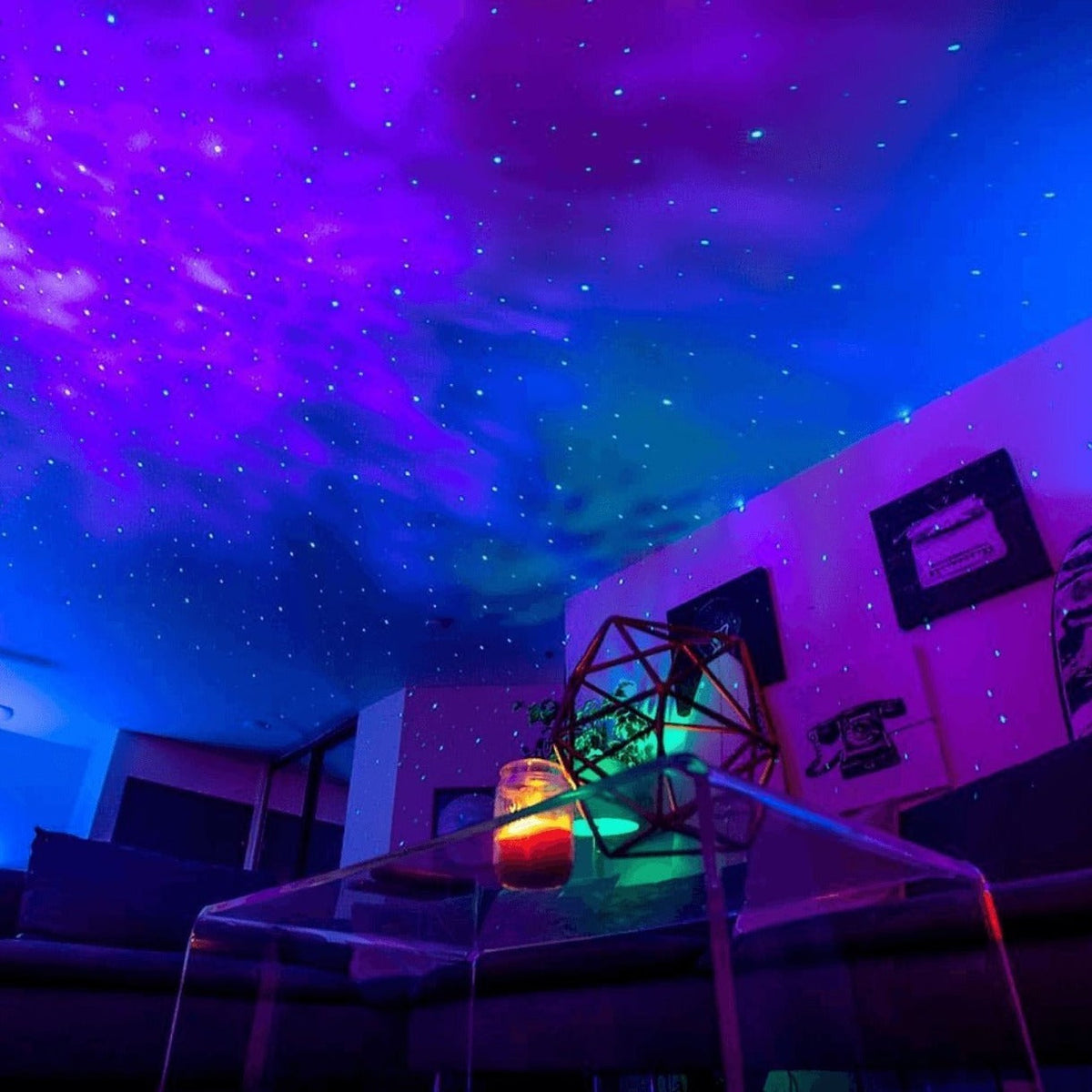 Proyector de estrellas de astronauta, luz nocturna LED con control remoto, 8 modos de color, cabeza giratoria, alimentación por USB, para dormitorio, guardería, decoración espacial y niños