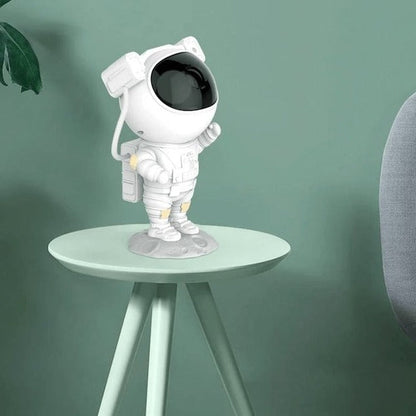 Proyector de estrellas de astronauta, luz nocturna LED con control remoto, 8 modos de color, cabeza giratoria, alimentación por USB, para dormitorio, guardería, decoración espacial y niños