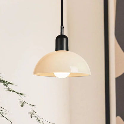 Glass Bowl Ceiling Fixture 10-12 Inch LED Overhead Luminaire White Orange Green Room Lighting Kitchen Island Hallway Contemporary Hardwired
