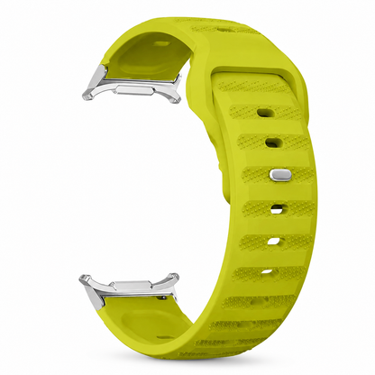 Flexible Silicone Sport Watch Band for Samsung Galaxy Watches – Vented Athletic Design with 13 Colors for 40mm 44mm 46mm 47mm