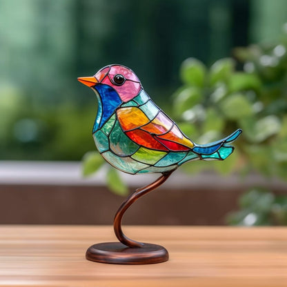 Metal Bird Figurine Set for Shelves & Tables – Nature-Inspired Home Accent, Multiple Sizes Available