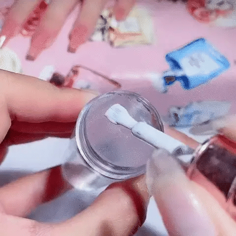 Nail Art Stamper Clear Silicone & Protective Cap