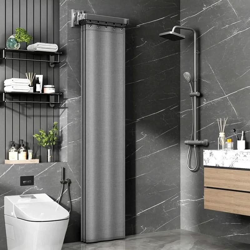 DRYDIVA – Foldable Shower Curtain Rod Partition Set