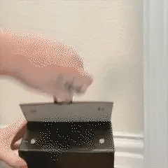 Organizador de gafas plegable de piel sintética con seis ranuras
