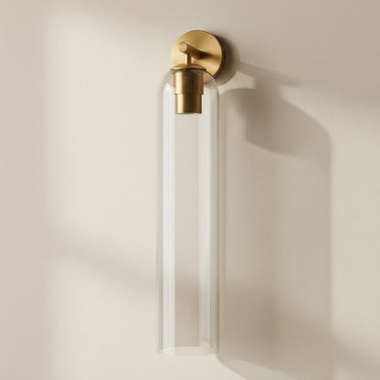 Contemporary Glass Globe Wall Sconce with LED Bulb for Bedroom Dining Room Bathroom Foyer Kitchen Study