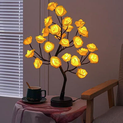 ROSEGLOW – Luz nocturna floral para una iluminación decorativa elegante