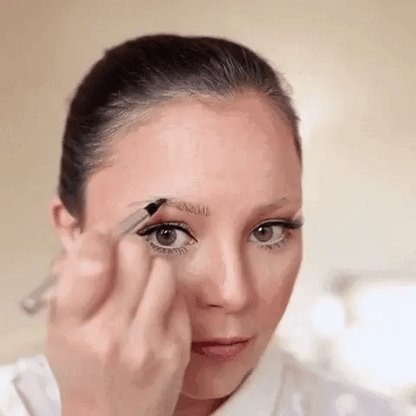 Four-Prong Microblading Brow Pen with Long-Lasting Formula for Natural Hair-Like Strokes