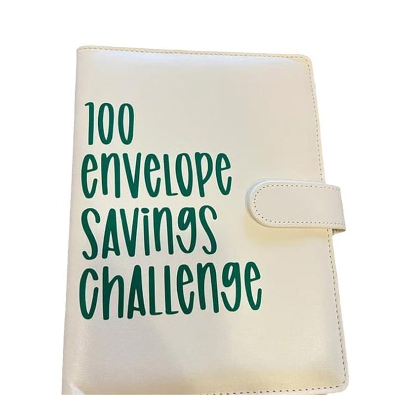 Cash Savings Tracker Organizer with 100 Labeled Pockets – Money Management Planner System – A5 Budget Book with Reusable Chart for