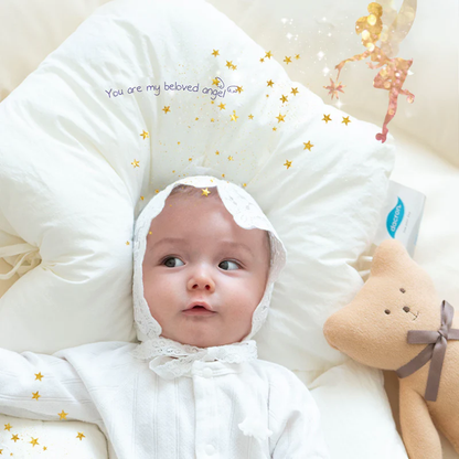 Baby Sleep Pillow Hypoallergenic Infant Neck Support Cushion 0-2 Years Ergonomic Head Positioner for Newborns
