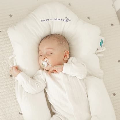 Baby Sleep Pillow Hypoallergenic Infant Neck Support Cushion 0-2 Years Ergonomic Head Positioner for Newborns