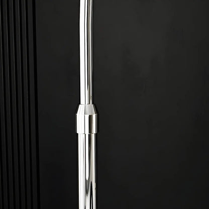Lámpara de pie tipo arco con pantalla de cúpula de 71 pulgadas, casquillo E27 e interruptor de pie