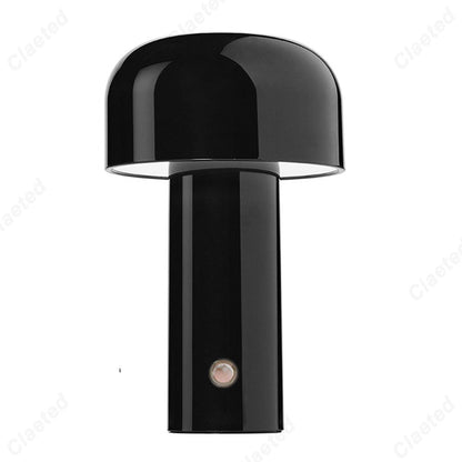 Cordless Touch-Activated LED Lamp USB Rechargeable Portable Accent Light for Bedroom Desk Nightstand Living Room Modern Retro Home Lighting