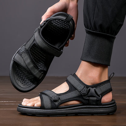 Men's Breathable Hiking Sandals with Adjustable Straps & Non-Slip Rubber Sole for Outdoor Adventures, Camping, Trekking & Trail Walking