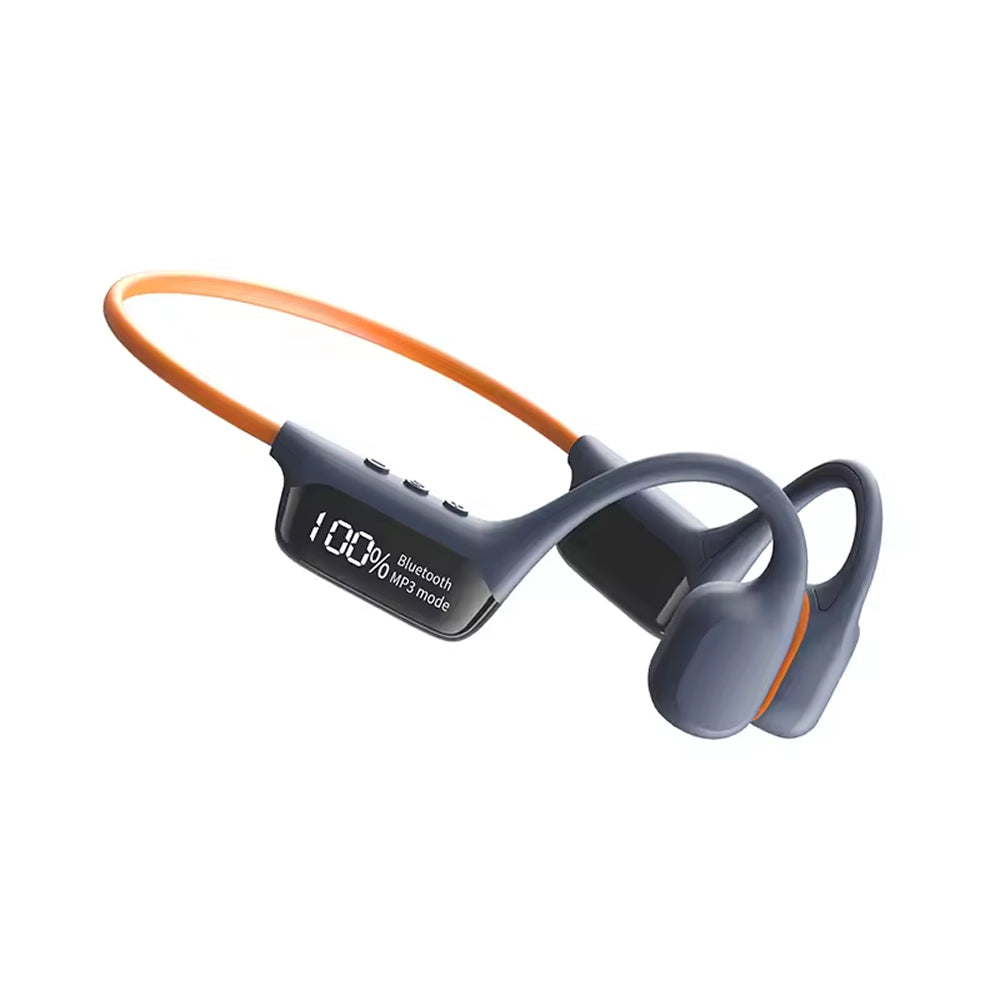 Waterproof Bone Conduction Swimming Headphones 32GB Storage IPX8 Rated for Pool Diving Ocean Sports Bluetooth 5.4 Open-Ear Audio