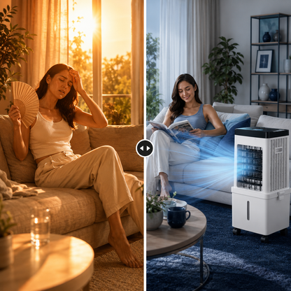 CoolAir Premium - 3-in-1 Portable Air for Cooling, Humidifying & Purifying