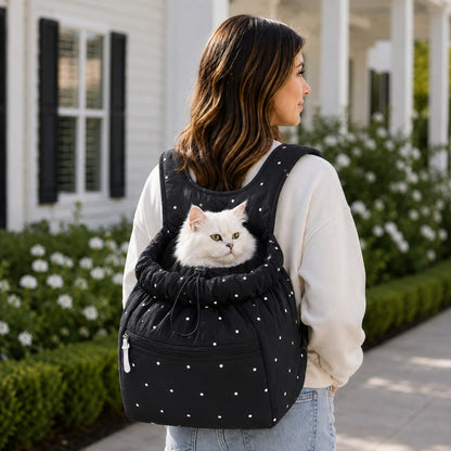 Ortekor Hands-Free Pet Carrier Backpack for Everyday Outings – Breathable Travel Carrier for Cats & Small Dogs