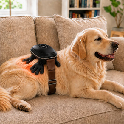 Ortekor Hands-Free Dog Massager with Heat – Bionic Kneading for Post-Walk Relaxation & Everyday Comfort