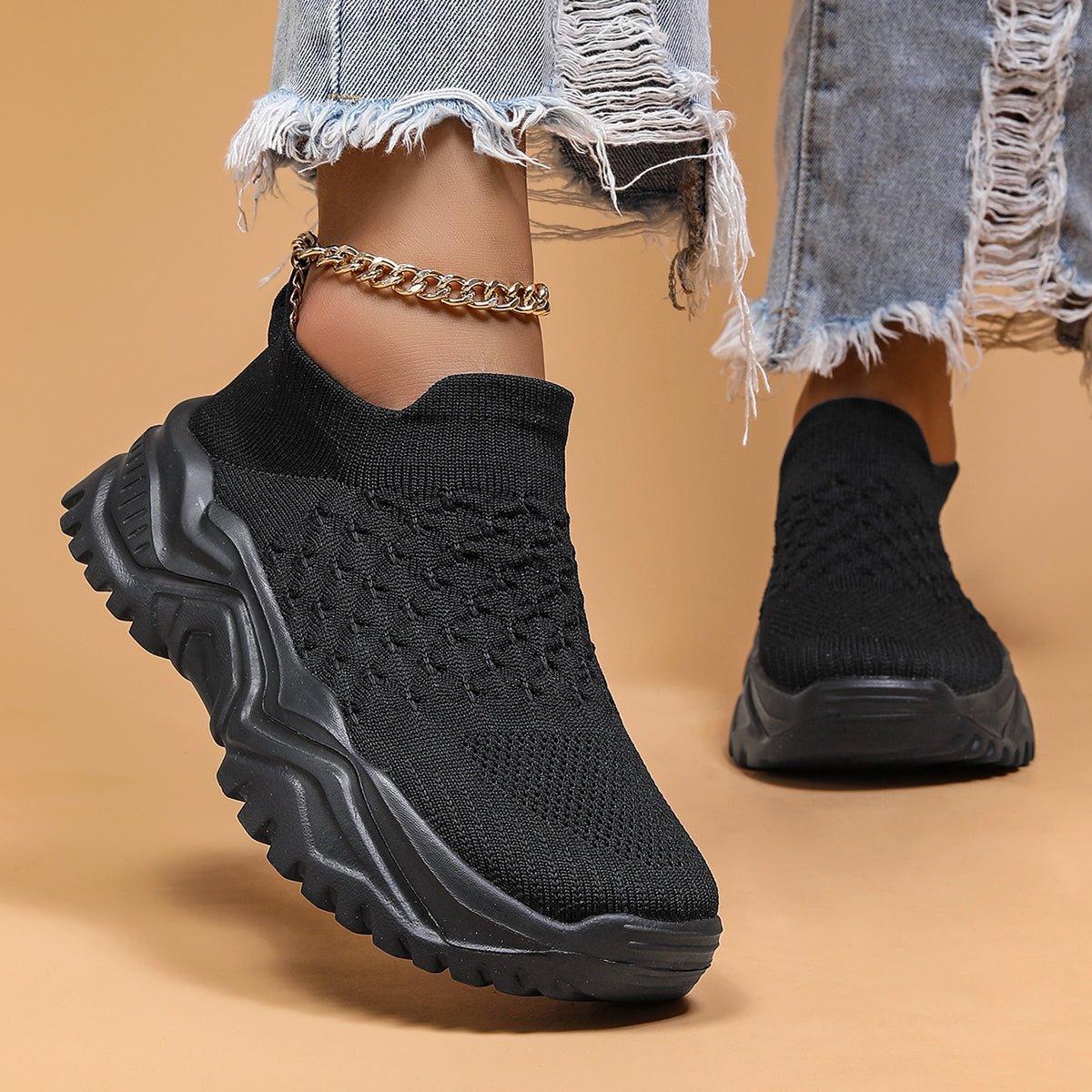 Cushioned Arch-Support Slip-On Sneakers for Women & Men – Lightweight Walking Shoes with Plush Foam Sole, Hands-Free Design for All-Day