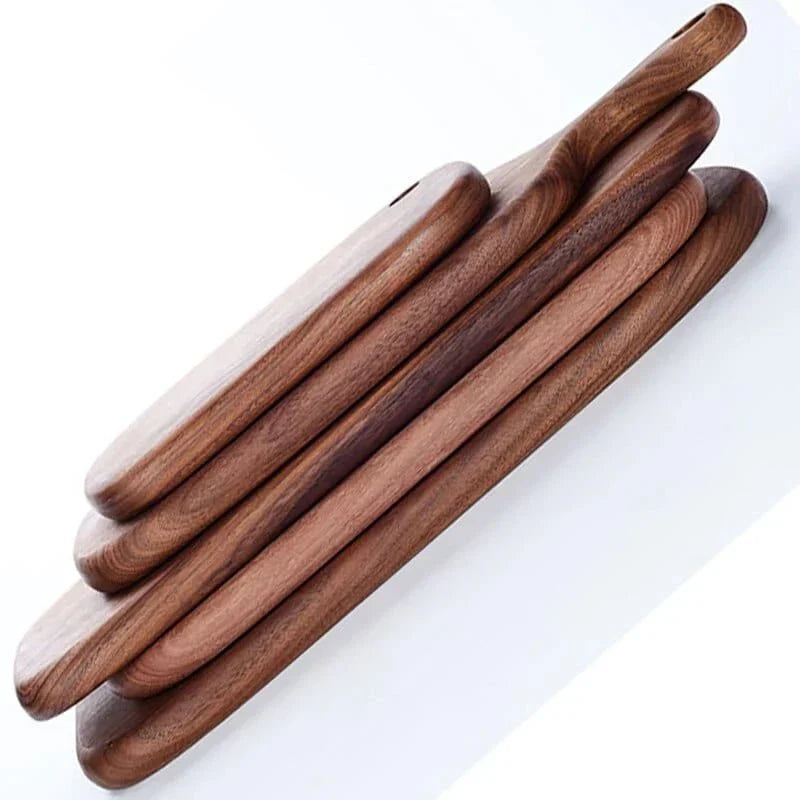 Walnut Wood Prep and Presentation Platter for Charcuterie, Cheese, Bread & Kitchen Use | Natural Hardwood Carving Surface