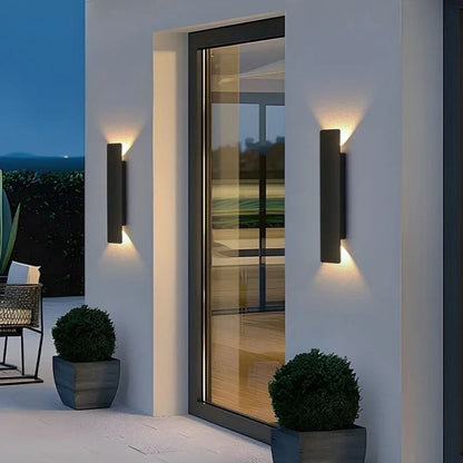 Outdoor LED Wall Sconce Aluminum Waterproof Fixture for Garden Patio Entryway Exterior House Lighting 6W 18W 24W